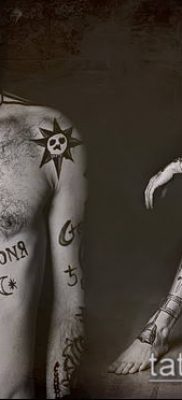 снимка на татуировка на крадливи звезди (татуировка) (стойност) - примерна рисунка - 008