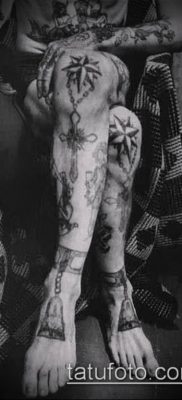 снимка на татуировка на крадливи звезди (татуировка) (стойност) - примерна рисунка - 005