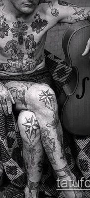 снимка на татуировка на крадливи звезди (татуировка) (стойност) - примерна рисунка - 001