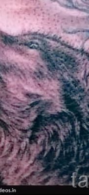 egy üvöltő farkas tetoválásról készült fotó egy üvöltő farkas tetoválás jelentéséről - tatufoto.ru - 40