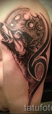 egy üvöltő farkas tetoválásról készült fotó egy üvöltő farkas tetoválás jelentéséről - tatufoto.ru - 28