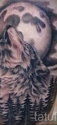 egy üvöltő farkas tetoválás fotója egy cikknek az üvöltő farkas tetoválás jelentéséről - tatufoto.ru - 4