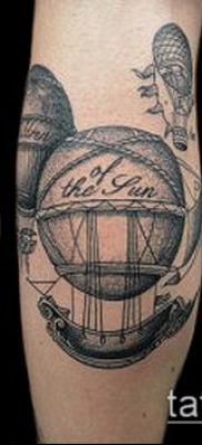 fotó ballon tetoválásról (Balloon tattoo) (érték) - példa egy rajzra - 240