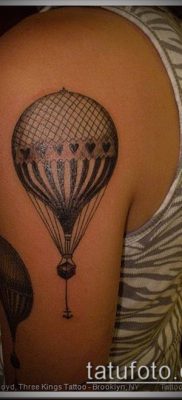 fotó ballon tetoválásról (Balloon tattoo) (érték) - példa rajz - 239