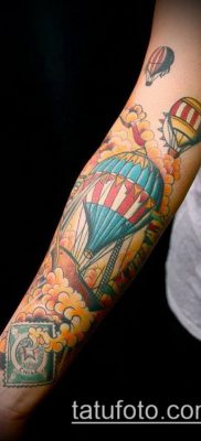 fotó ballon tetoválásról (Balloon tattoo) (érték) - példa rajz - 227