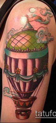fotó ballon tetoválásról (Balloon tattoo) (érték) - példa rajz - 001