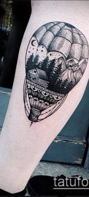 fotó ballon tetoválásról (Balloon tattoo) (érték) - példa rajz - 325