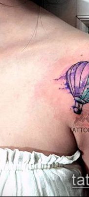 fotó ballon tetoválásról (Balloon tattoo) (érték) - példa rajz - 318