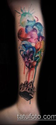 fotó egy ballon tetoválásról (Balloon tattoo) (érték) - példa rajz - 317