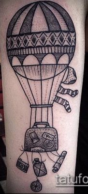 fotó ballon tetoválásról (Balloon tattoo) (érték) - példa rajz - 314