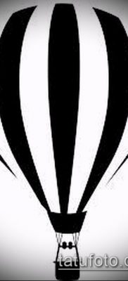 fotó egy ballon tetoválásról (Balloon tattoo) (érték) - példa rajz - 313