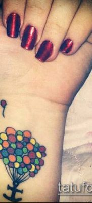 fotó ballon tetoválásról (Balloon tattoo) (érték) - példa rajz - 309