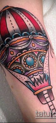 fotó egy ballon tetoválásról (Balloon tattoo) (érték) - példa a rajzra - 304