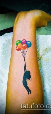 fotó ballon tetoválásról (Balloon tattoo) (érték) - példa rajz - 302
