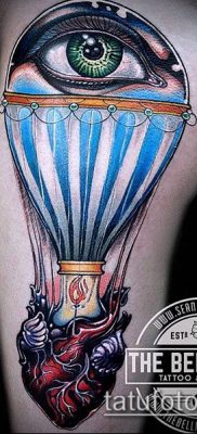 fotó ballon tetoválásról (Balloon tattoo) (érték) - példa rajz - 297