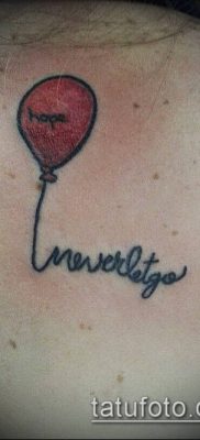 fotó egy ballon tetoválásról (Balloon tattoo) (érték) - példa rajz - 293