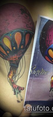 fotó ballon tetoválásról (Balloon tattoo) (érték) - példa rajz - 292
