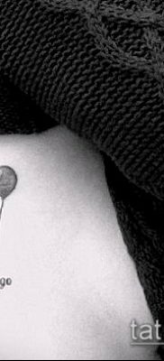 fotó ballon tetoválásról (Balloon tattoo) (érték) - példa rajz - 288