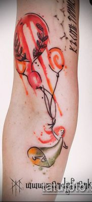 fotó ballon tetoválásról (Balloon tattoo) (érték) - példa rajz - 284