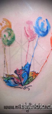 fotó egy ballon tetoválásról (Balloon tattoo) (érték) - példa rajz - 283