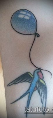 fotó ballon tetoválásról (Balloon tattoo) (érték) - példa rajz - 282