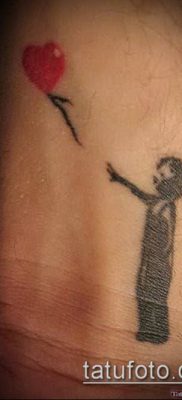 fotó egy ballon tetoválásról (Balloon tattoo) (érték) - példa rajz - 277