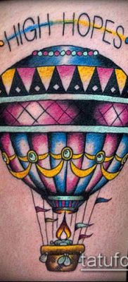 fotó egy ballon tetoválásról (Balloon tattoo) (érték) - példa rajz - 274