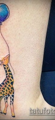 fotó egy ballon tetoválásról (Balloon tattoo) (érték) - példa rajz - 273