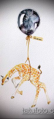 fotó egy ballon tetoválásról (Balloon tattoo) (érték) - példa rajz - 271