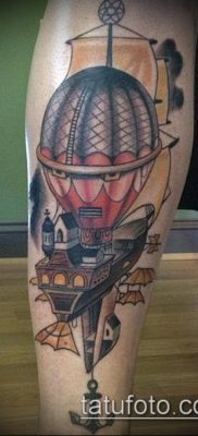 fotó ballon tetoválásról (Balloon tattoo) (érték) - példa rajz - 265