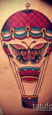 fotó egy ballon tetoválásról (Balloon tattoo) (érték) - példa rajz - 264