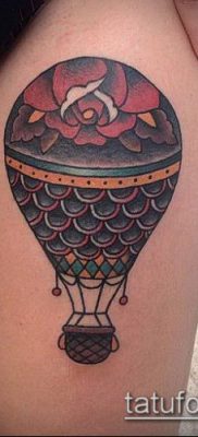 fotó egy ballon tetoválásról (Balloon tattoo) (érték) - példa rajz - 263