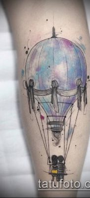 fotó ballon tetoválásról (Balloon tattoo) (érték) - példa rajz - 259