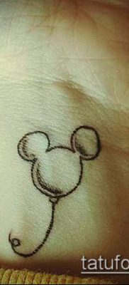 fotó egy ballon tetoválásról (Balloon tattoo) (érték) - példa rajz - 253