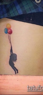 fotó ballon tetoválásról (Balloon tattoo) (érték) - példa rajz - 242