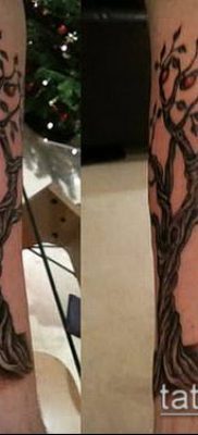 APPLE TATTOO # 138 - a minta hűvös változata, amely sikeresen használható almafa megváltoztatására és tetoválására