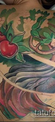 APPLE TATTOO # 157 - a minta hűvös változata, amely jól használható a feldolgozáshoz és az almafa tetováláshoz