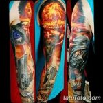 Fénykép tetováló nukleáris robbanásról (gomba) 2018.09.01. № 003 tetováló nukleáris robbanás -