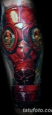 Fénykép tetováló nukleáris robbanásról (gomba) 2018. 09. 01. № 004 tetoválás nukleáris robbanásról -