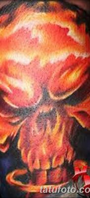 Fénykép tetováló nukleáris robbanásról (gomba) 2018. 09. 01. №047 tetoválás atomrobbanás -