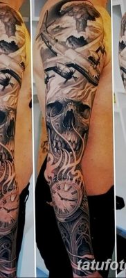 Fénykép tetováló nukleáris robbanásról (gomba) 2018. 09. 01. №059 tetoválás nukleáris robbanásról -