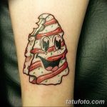 фото татуировка коледни елхи 05.03.2019 №020 - фото татуировка коледни елхи -