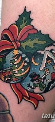 фото татуировка коледни елхи 05.03.2019 №030 - фото татуировка коледни елхи -