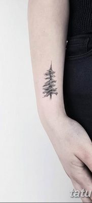 фото татуировка коледни елхи 05.03.2019 №047 - фото татуировка коледни елхи -