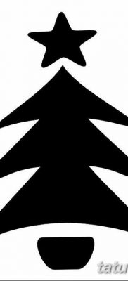 фото татуировка коледни елхи 05.03.2019 №053 - фото татуировка елхи -