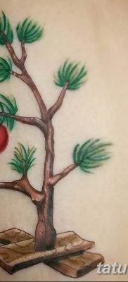 фото татуировка коледни елхи 05.03.2019 №062 - фото татуировка коледни елхи -