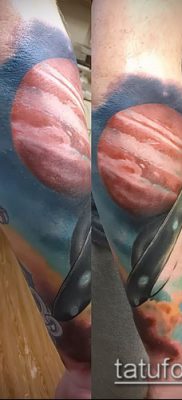 Fotó a Jupiter bolygók tetoválásáról - példa egy rajzra - 27052017 - példa - 042 Tattoo Jupiter planet