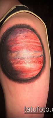 Fénykép egy Jupiter bolygó tetoválásról - példa egy rajzra - 27052017 - példa - 030 Tattoo Jupiter planet