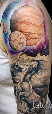 Fénykép egy Jupiter bolygó tetoválásról - példa egy rajzra - 27052017 - példa - 033 Tattoo Jupiter planet