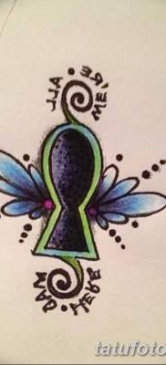 Lenyűgöző akvarell kulcslyuk tetoválás: Photo Num 13397 Ideas Pictur